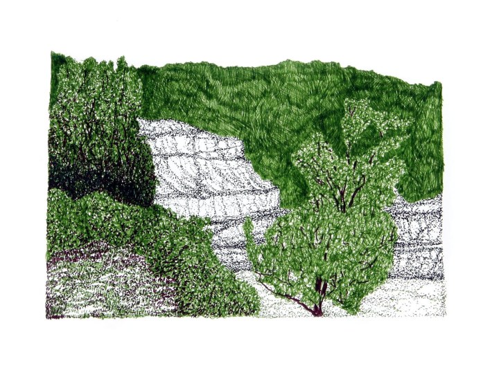 Mountain Strip Mine Landscape No. 2