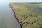 Coastline falling into Arctic Ocean, North Western, Teshekpuk, AK, II Photo scientist Ben Jones