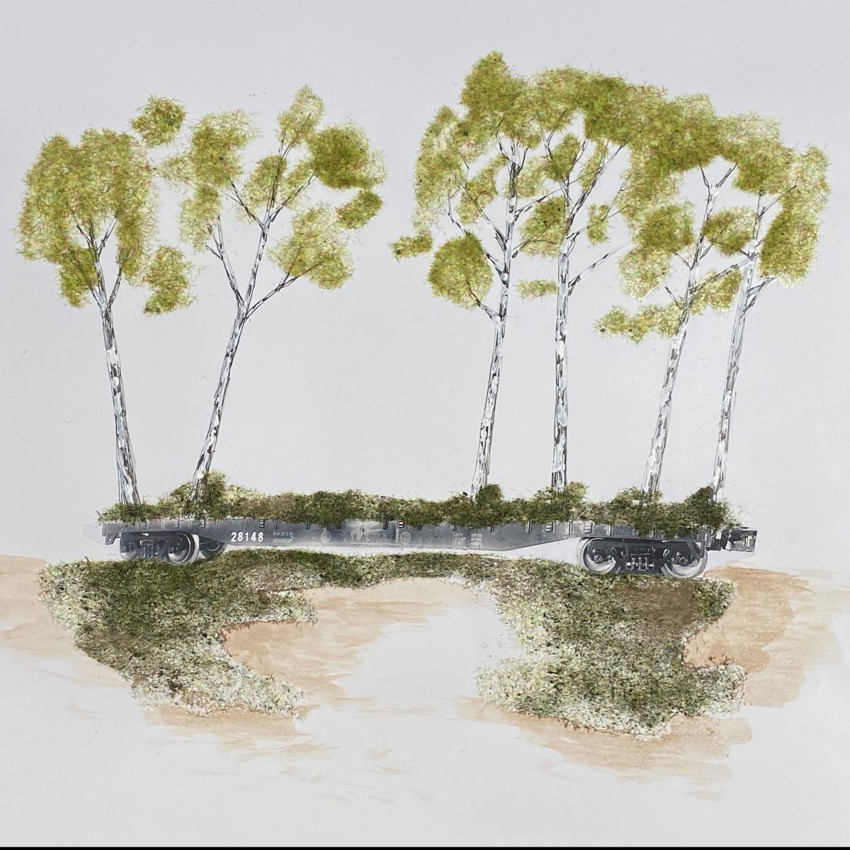 Train Landscape Collage&nbsp;Series